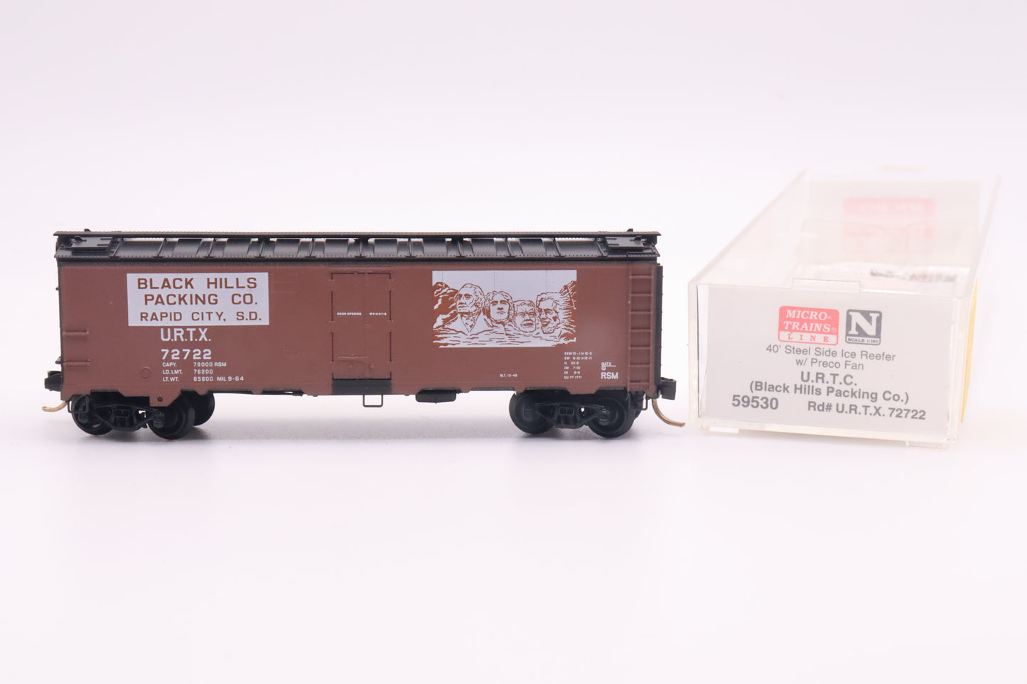 MTL-59530 - 40' Steel Side Ice Reefer w/ Preco Fan - Black Hills Packing - URTX-72722