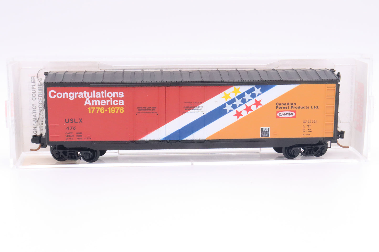 MTL-75050 - 50' Standard Box Car Double-Plug Doors w/o Roofwalk - CANFOR - USLX-476