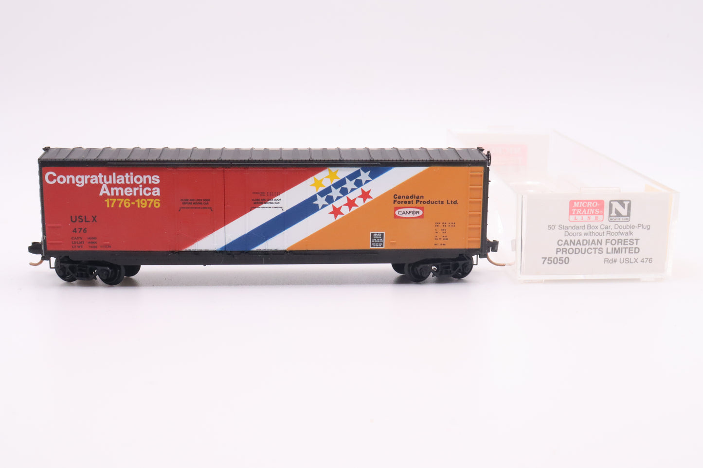 MTL-75050 - 50' Standard Box Car Double-Plug Doors w/o Roofwalk - CANFOR - USLX-476