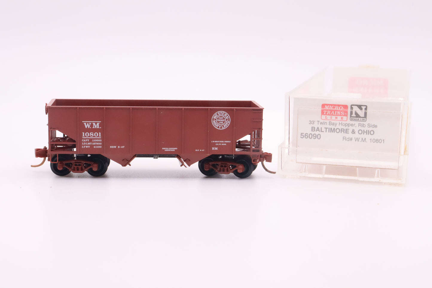 MTL-56090 - 33' Twin Bay Hopper, Rib Side - Western Maryland - WM-10801