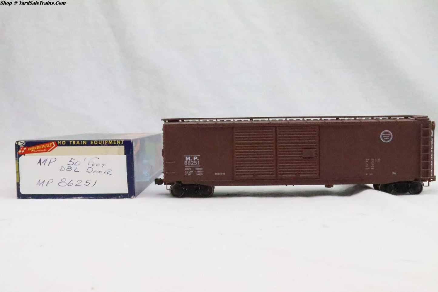 RND - ???? = 50' Double Door Box Car Missouri Pacific - MP 86251 - HO Scale - Preowned