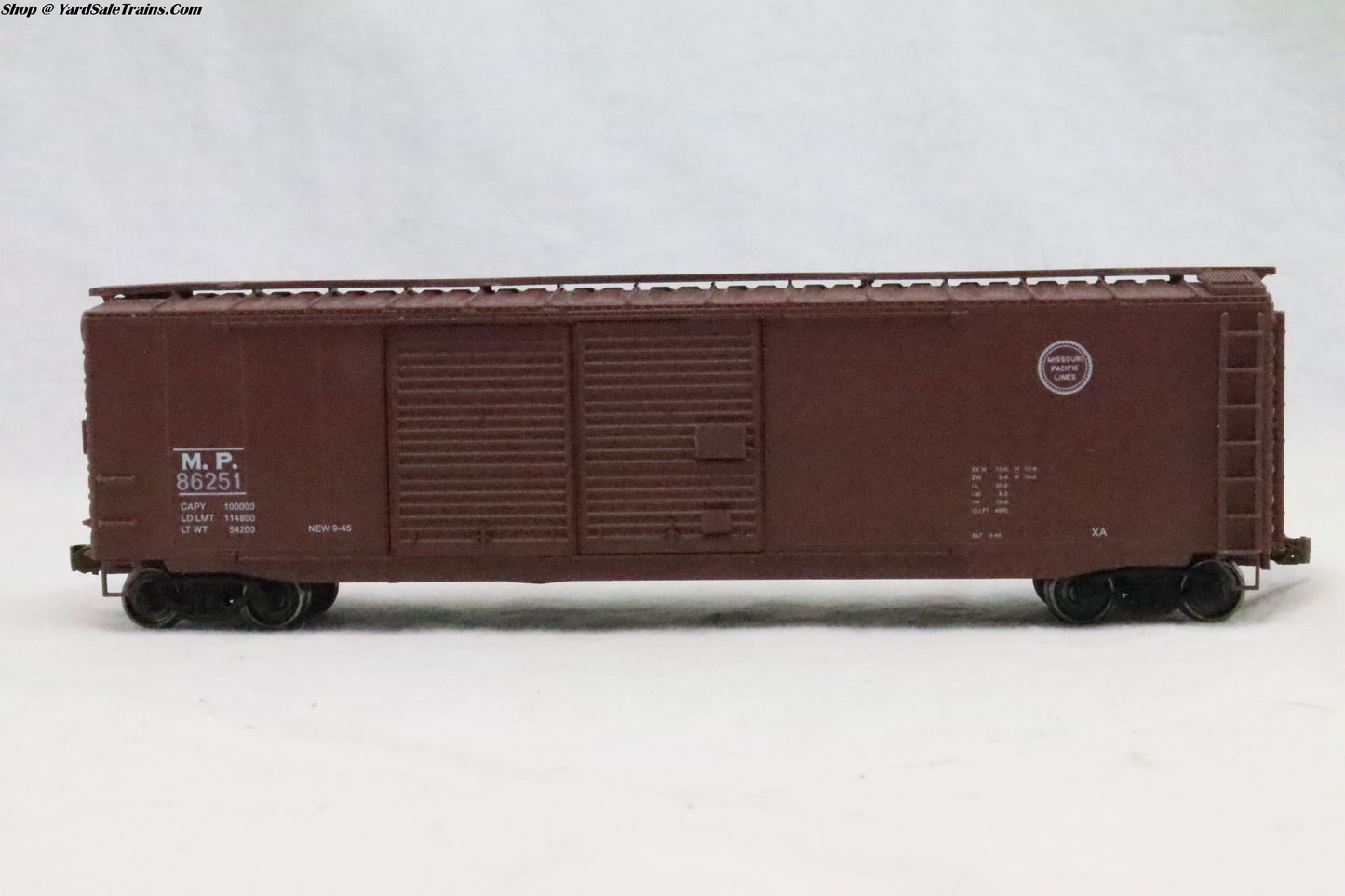 RND - ???? = 50' Double Door Box Car Missouri Pacific - MP 86251 - HO Scale - Preowned