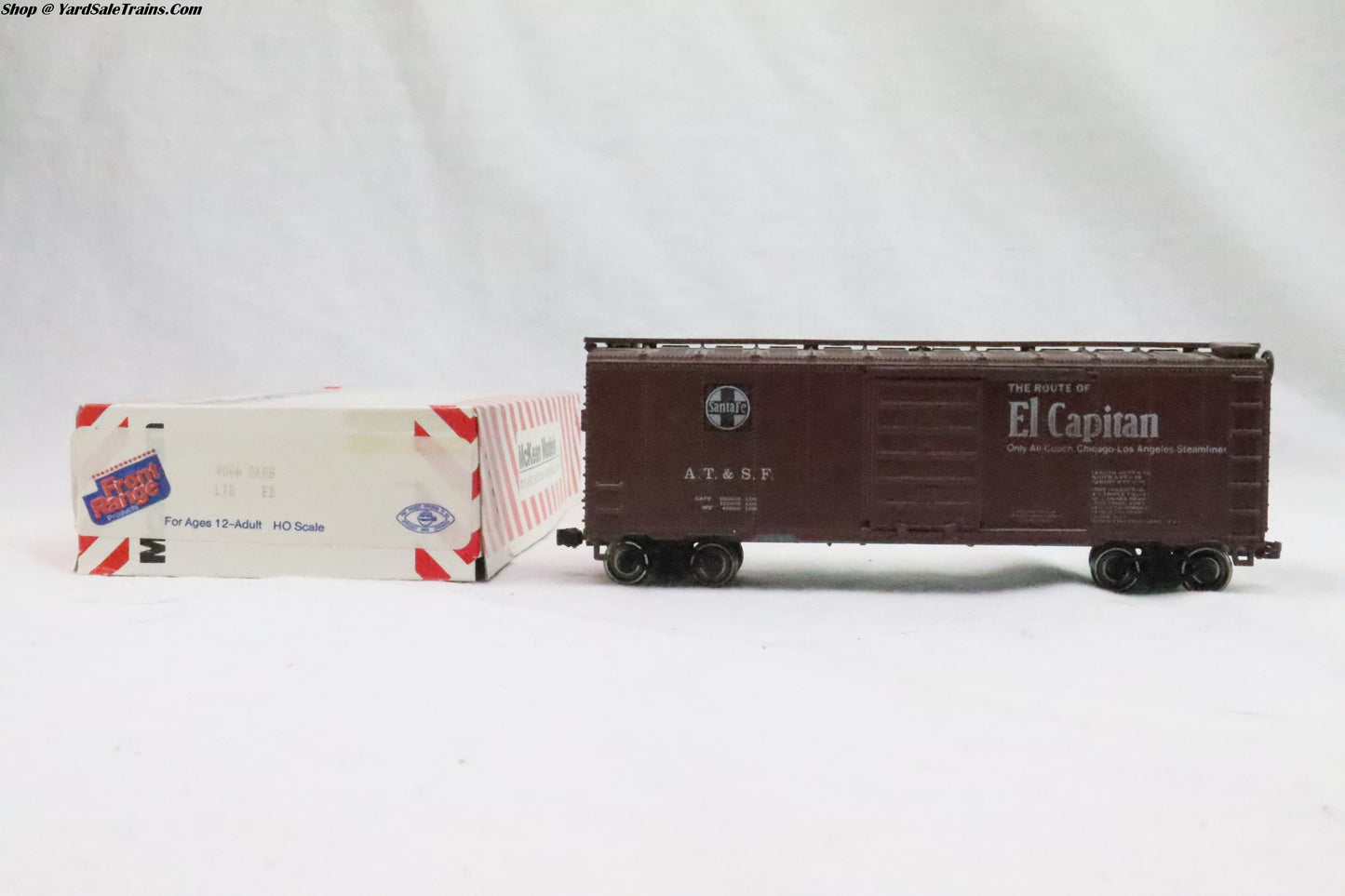 McKEAN - ???? - Refrigerator Car Santa Fe El Capitan - AT&SF (no number) - HO Scale - Preowned