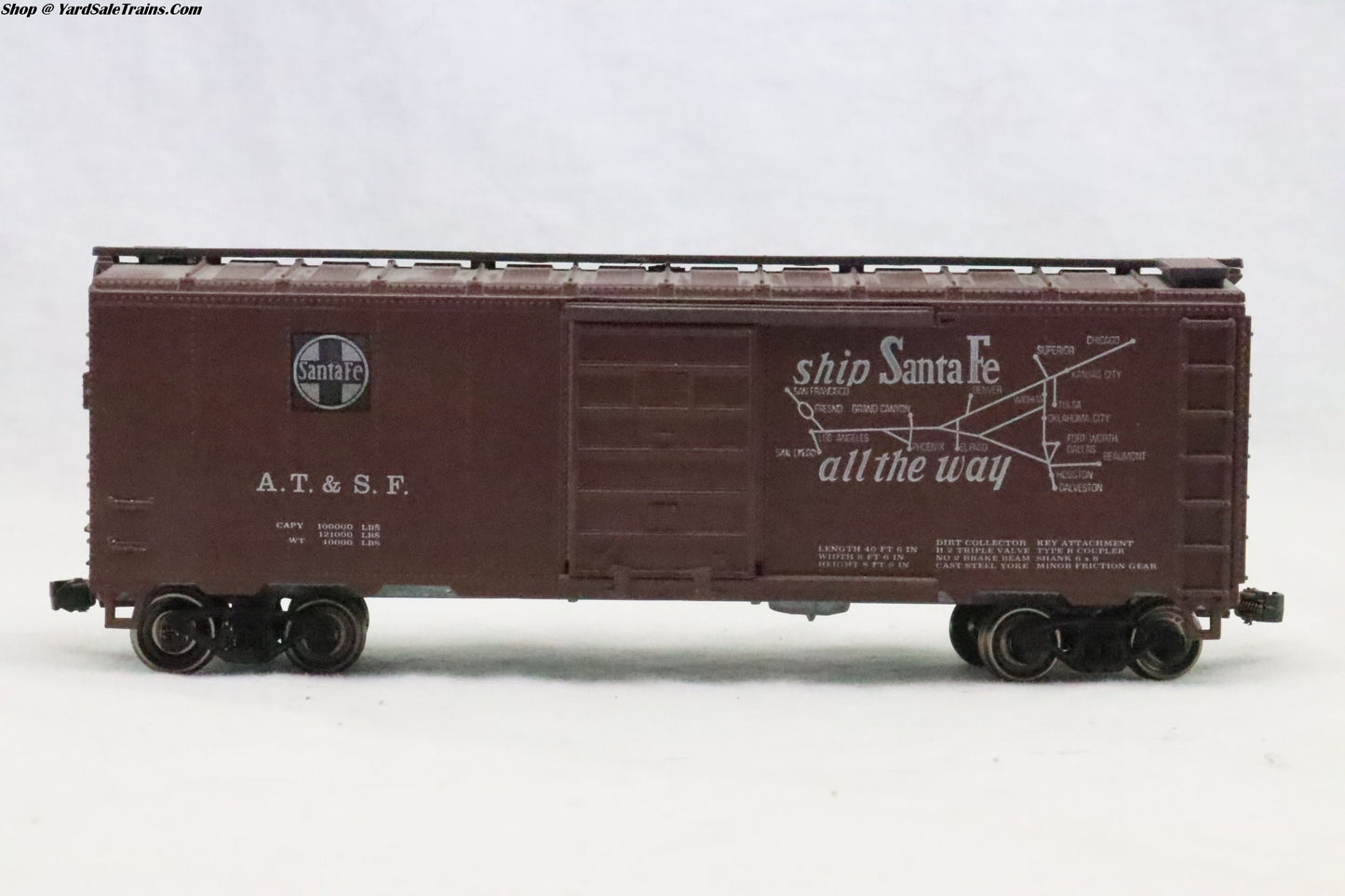 McKEAN - ???? - Refrigerator Car Santa Fe El Capitan - AT&SF (no number) - HO Scale - Preowned