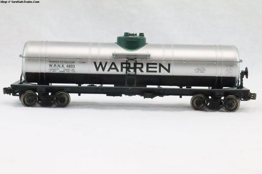 ATH-01576 - Single Dome Tank Car Warren - WRNX 4803 - HO Scale - Preowned