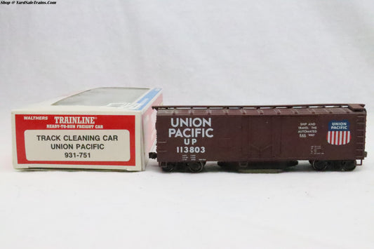 WLT-931-751 - Track Cleaning Car - Union Pacific - UP 113803 - Metal Wheels - HO Scale - Preowned