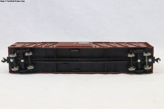 RND-2152 - 50' Ext Brace, DBL. Steel Plaque Door Boxcar - Burlington - CB&Q 46829 - Resistor & Metal Wheels - HO Scale - Preowned