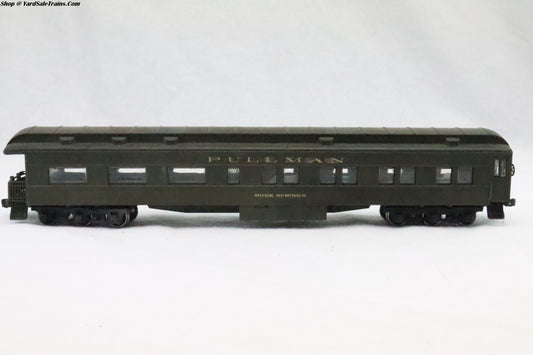 ATH-1870 - Std Observation - Custom Painted Pullman - Rock Springs - Lighted - Resister & Metal Wheels - HO Scale - Preowned