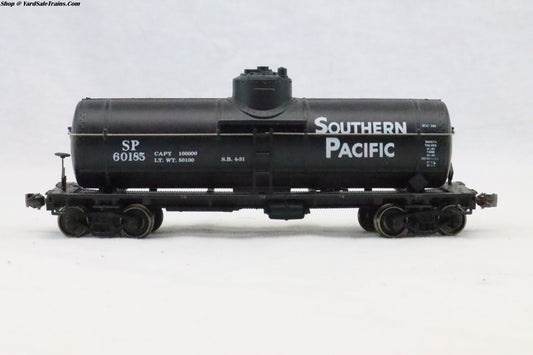 WTH-932-5006 - 36' Tank Car - Southern Pacific - SP 60185 - Resister & Metal Wheels - HO Scale - Preowned