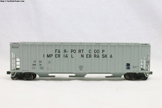 RND-7887 - FMC Covered Hopper - Imperial - FTCX 80070 - Resistor & Metal Wheels - HO Scale - Preowned