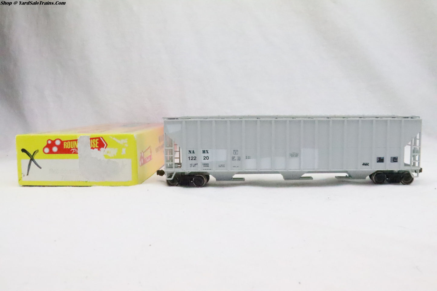 RND-7863 - FMC Covered Hopper - NAHX - NAHX 12220 - Resister & Metal Wheels - HO Scale - Preowned
