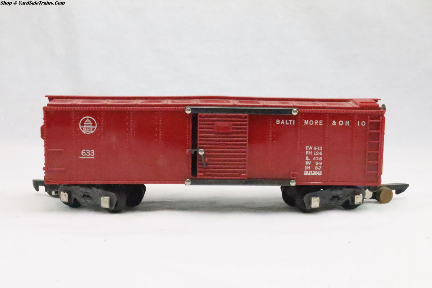 AF-1AF - Box Car - Baltimore & Ohio - B&O #633 - Preowned - S Scale - No Box