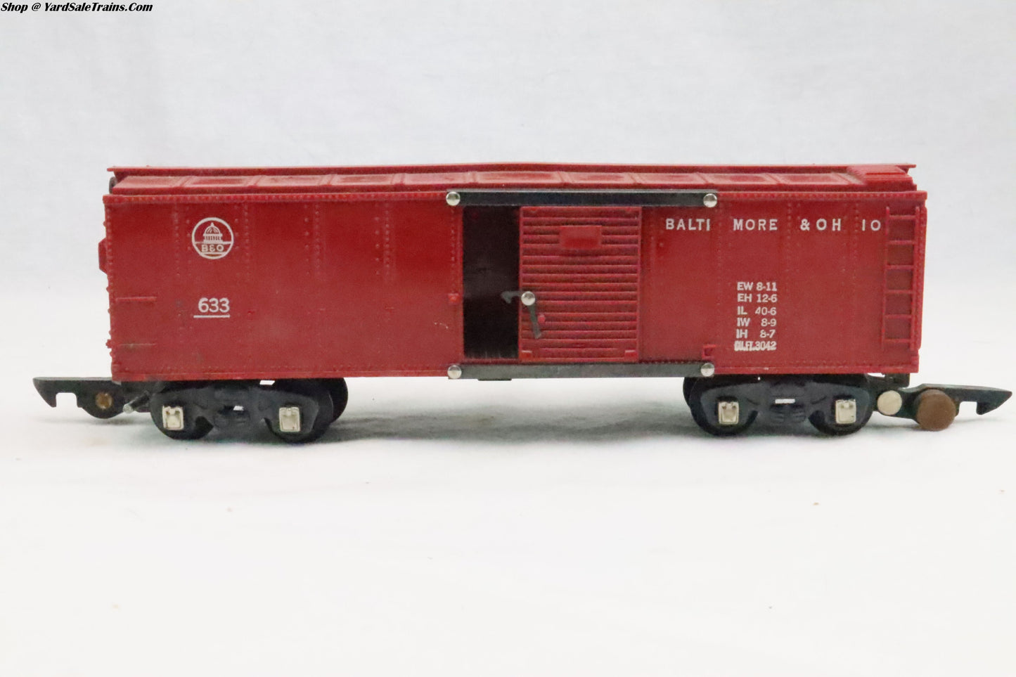 AF-1AF - Box Car - Baltimore & Ohio - B&O #633 - Preowned - S Scale - No Box