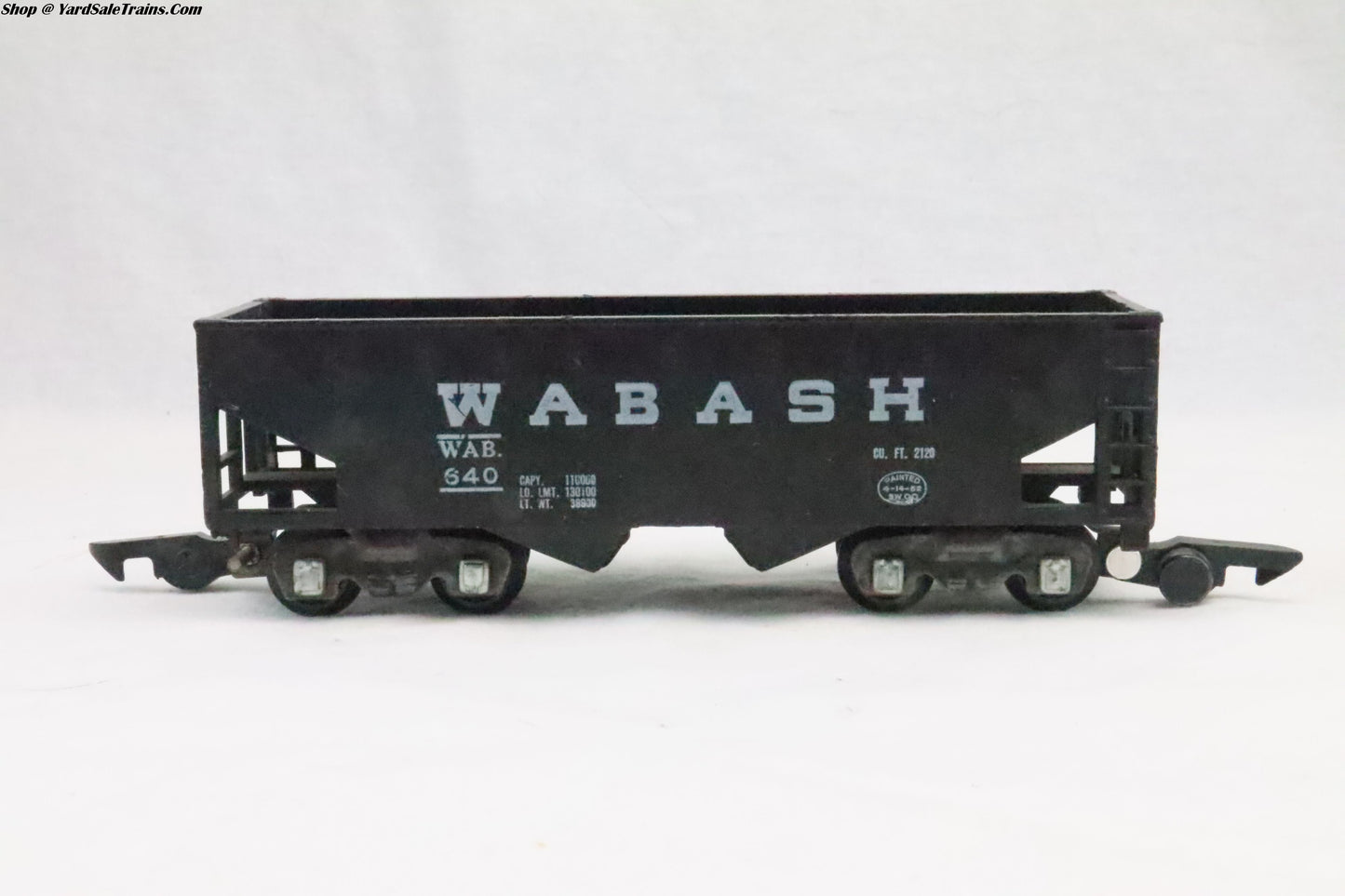 AF-1AF - 2-Bay Hopper - Wabash - WAB 640 - Preowned - S Scale - No Box