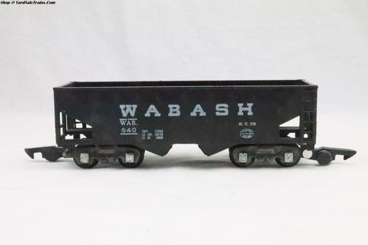 AF-1AF - 2-Bay Hopper - Wabash - WAB 640 - Preowned - S Scale - No Box