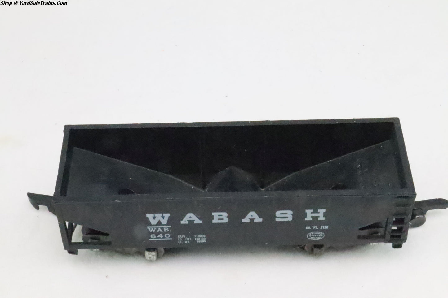 AF-1AF - 2-Bay Hopper - Wabash - WAB 640 - Preowned - S Scale - No Box