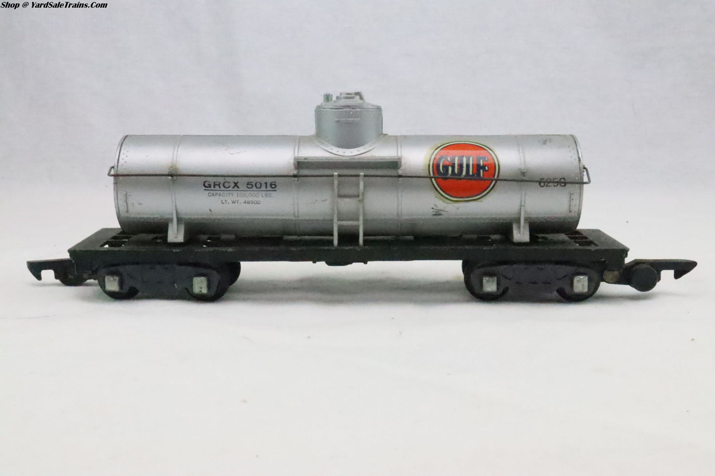 AF-2AF - Tank Car - Gulf Rd# 5016 - Preowned - S Scale - No Box