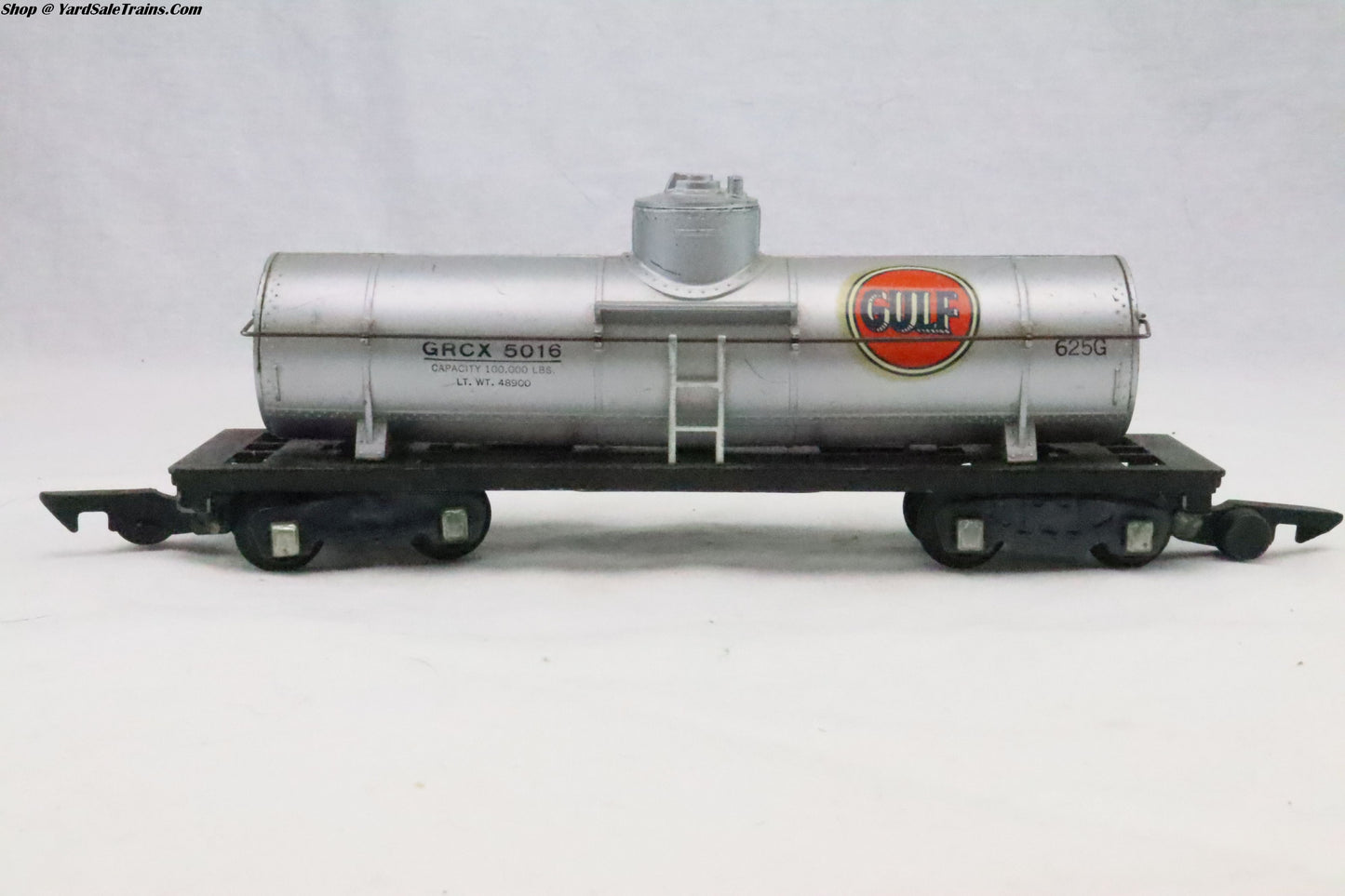 AF-2AF - Tank Car - Gulf Rd# 5016 - Preowned - S Scale - No Box