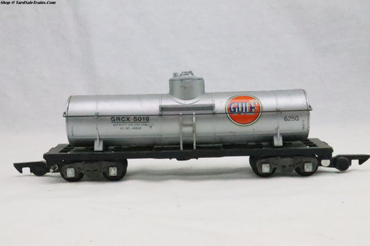 AF-1AF - Tank Car - Gulf Rd# 5016 - Preowned - S Scale - No Box