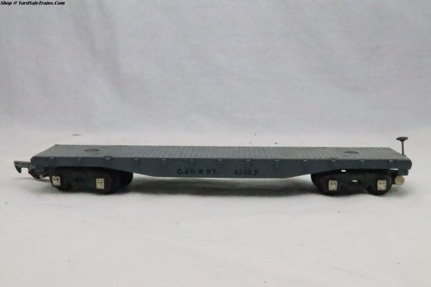 AF-1AF - Flat Car - C&NW Rd# 42597 - S Scale - Preowned - No Box