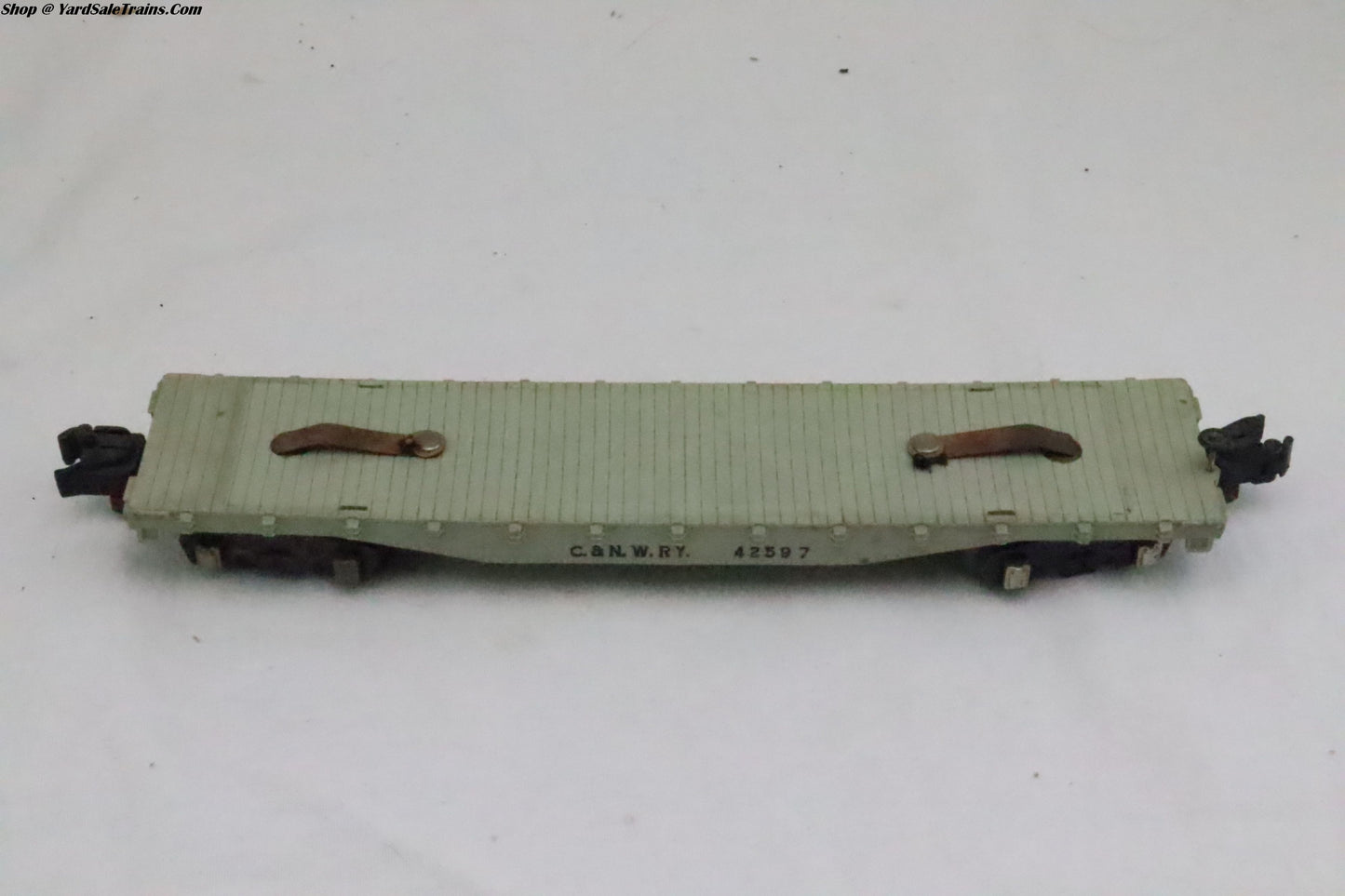 AF-2AF - Flat Car - C&NW Rd# 42597 - S Scale - Preowned - No Box
