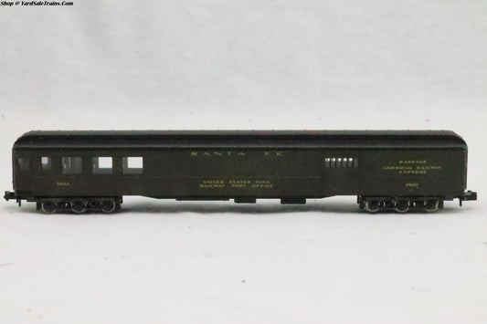 Rivarossi - Railway Post Office (RPO) Car - Santa Fe - 2602 - Preowned - N Scale