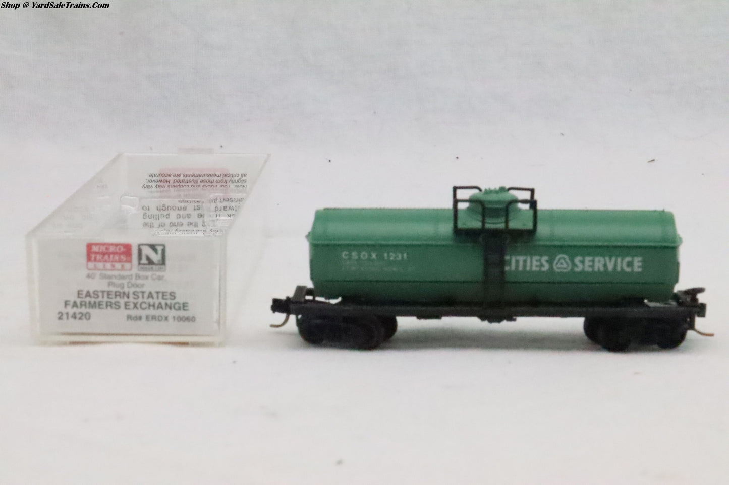 UNK-????? - Tank Car - Cities Service - CSOX 1231 - Preowned - N Scale