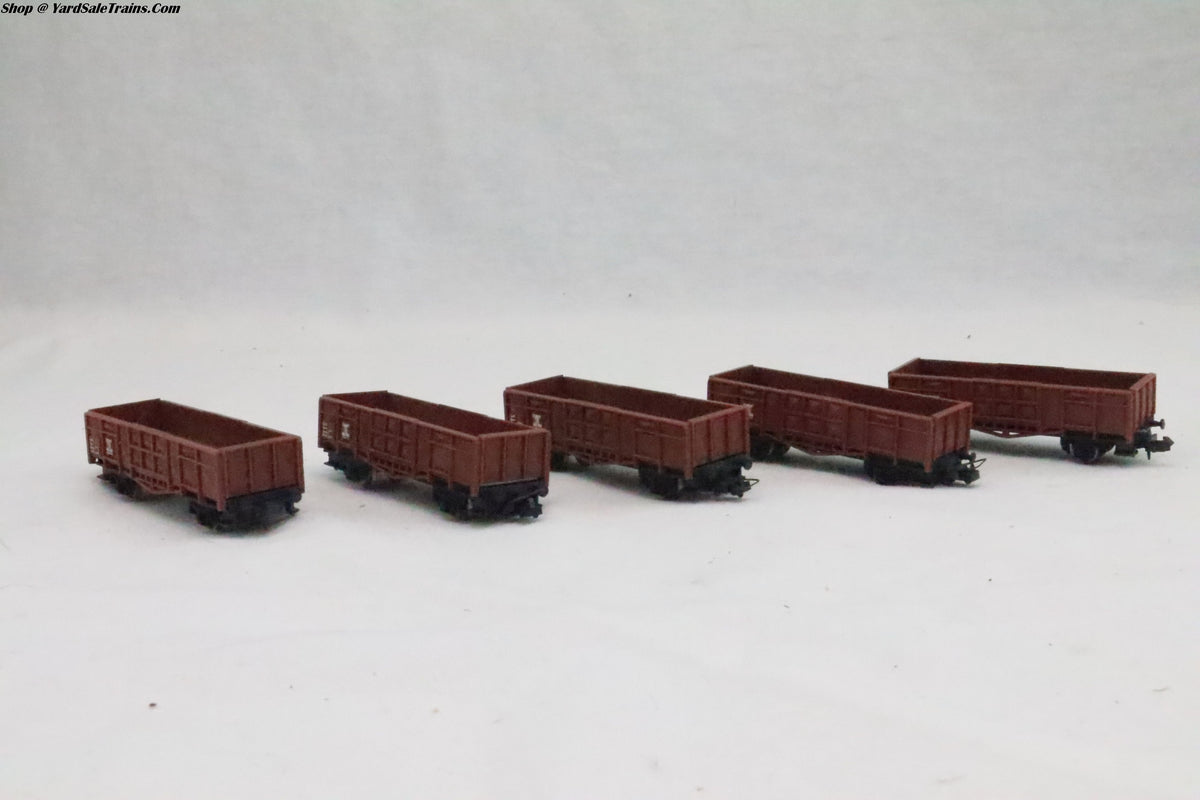 Lima-???? - 2-Axle Gondolas (Set of 5) - DB - 885003 - N Scale - Preowned