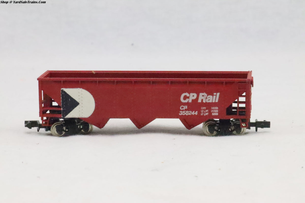 UNK-????? - Hopper Car - CP Rail - CP 358244 - Preowned - N Scale