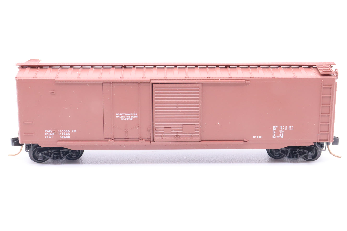 MTL-33000 - Kadee - 50' Standard Boxcar, w/ Plug & Sliding Door - Dim Data
