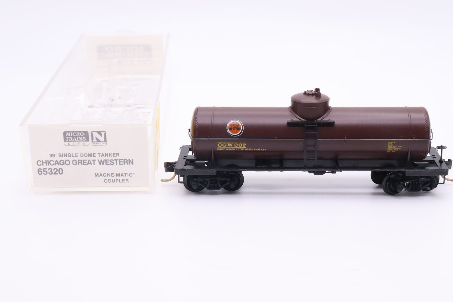 MTL-65320 - 39' Single Dome Tank Car - Chicago Great Western #267