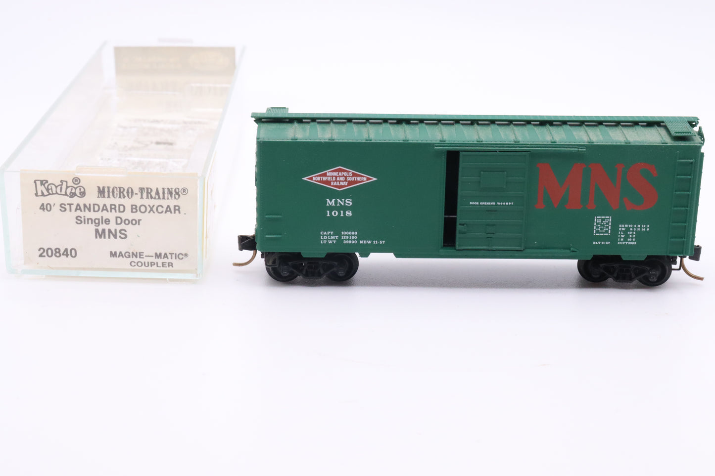 MTL-20840 - 40' Standard Boxcar, Single Door - MNS #1018