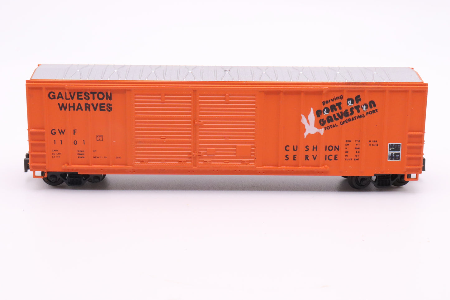 RND-8346 - Galveston Wharves - 50' FMC Offset Double Door Boxcar Kit - Road #1101