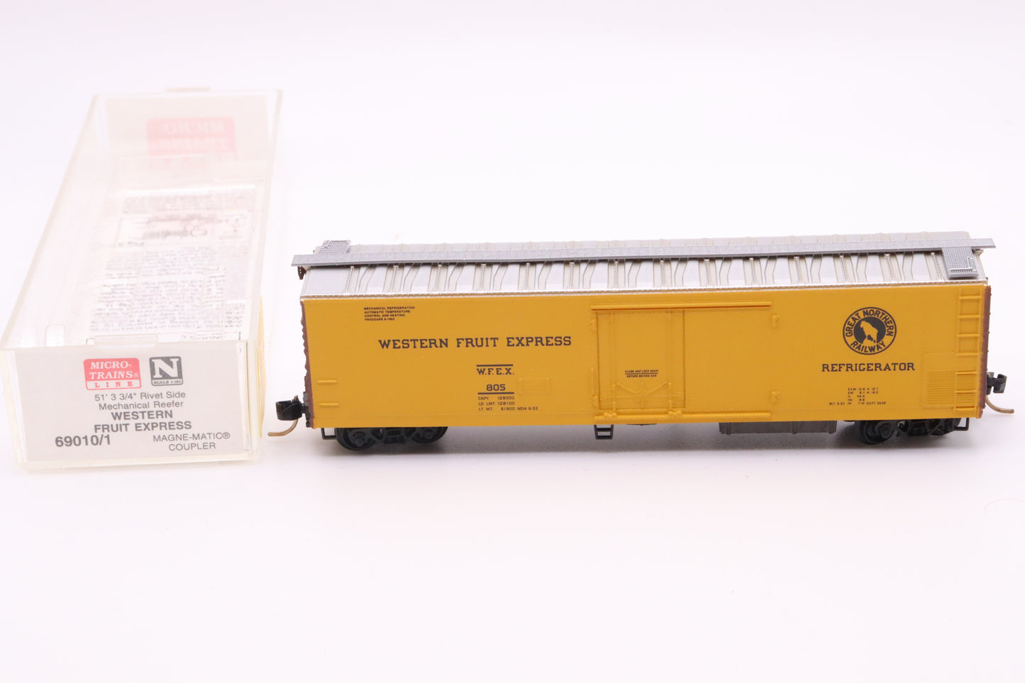 MTL-69010/1 - 51' 3 3/4" Rivet Side Mechanical Reefer - Great Northern - WFEX-805