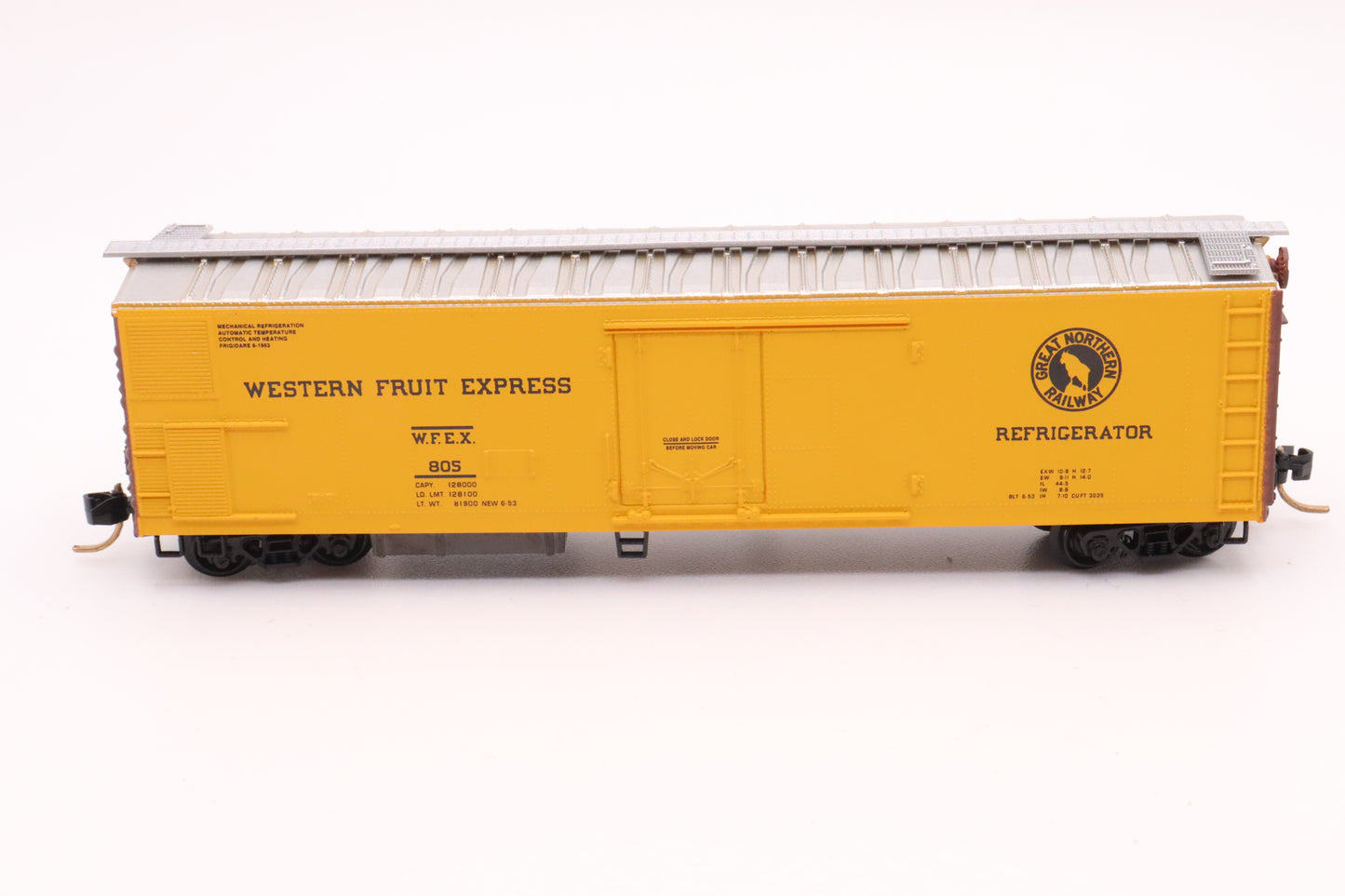 MTL-69010/1 - 51' 3 3/4" Rivet Side Mechanical Reefer - Great Northern - WFEX-805