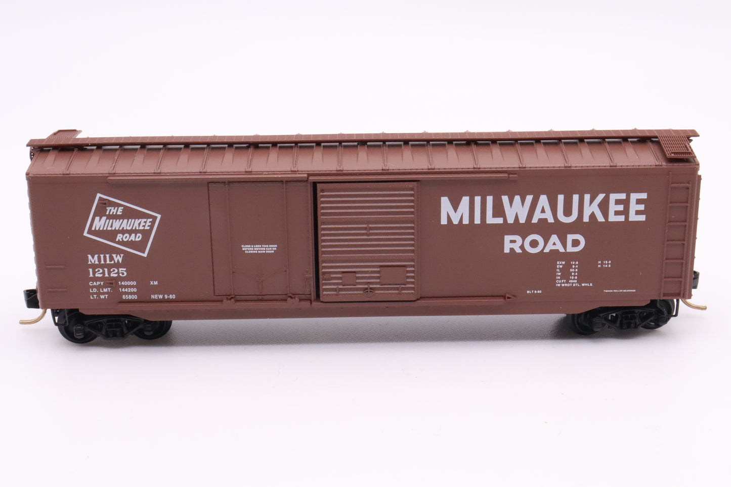 MTL-33100 - 50' Standard Box Car, w/ Plug & Sliding Door - Milwaukee - MILW #12125