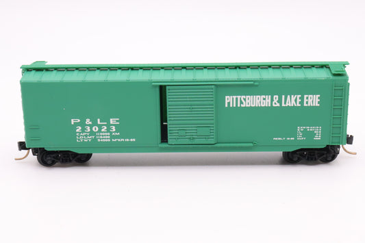 MTL-31050 - 50' Standard Box Car, Single Door - Pittsburgh & Lake Erie - P&LE-23023