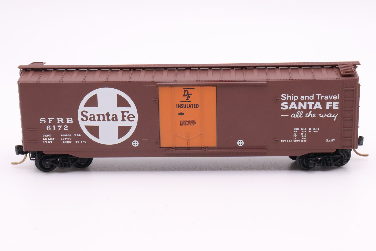 MTL-32050/3 - 50' Standard Box Car, Plug Door - Santa Fe - SFRB-6172