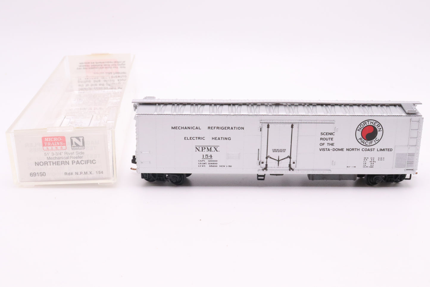 MTL-69150 - 51' 3 3/4" Rivet Side Mechanical Reefer -Northern Pacific - NPMX #154