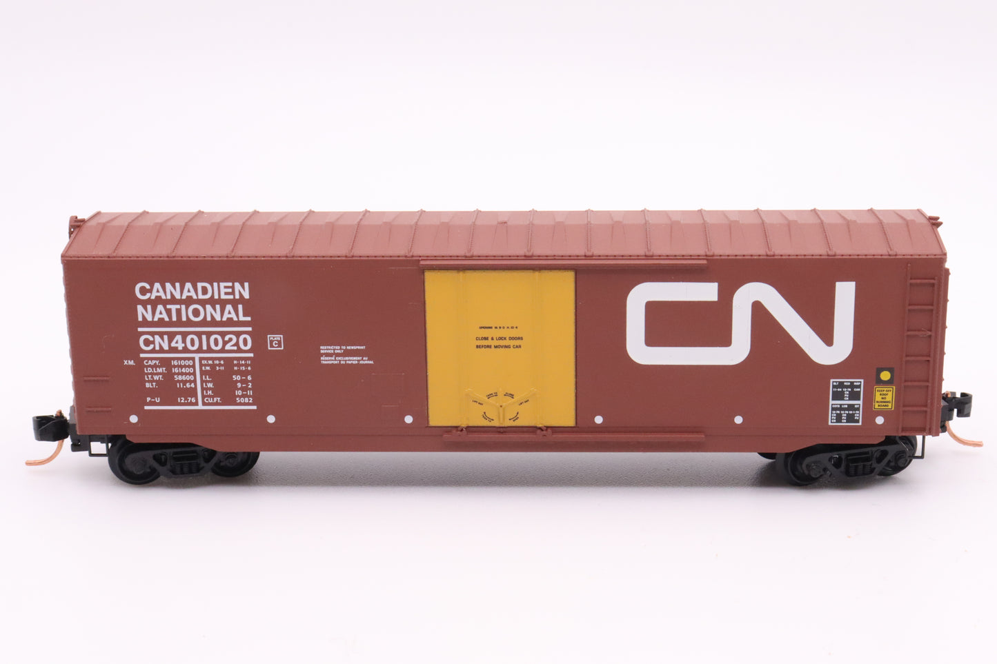 MTL-38310 - 50' Standard Box Car, Plug Door, w/o Roofwalk - Canadian National - CN #401020