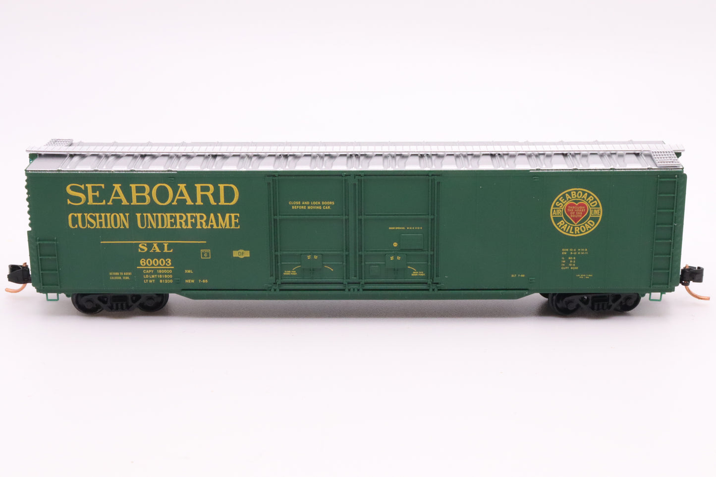 MTL-122 00 100 - 60' Box Car, Double Plug Doors - Seaboard Air Line - SAL #60003