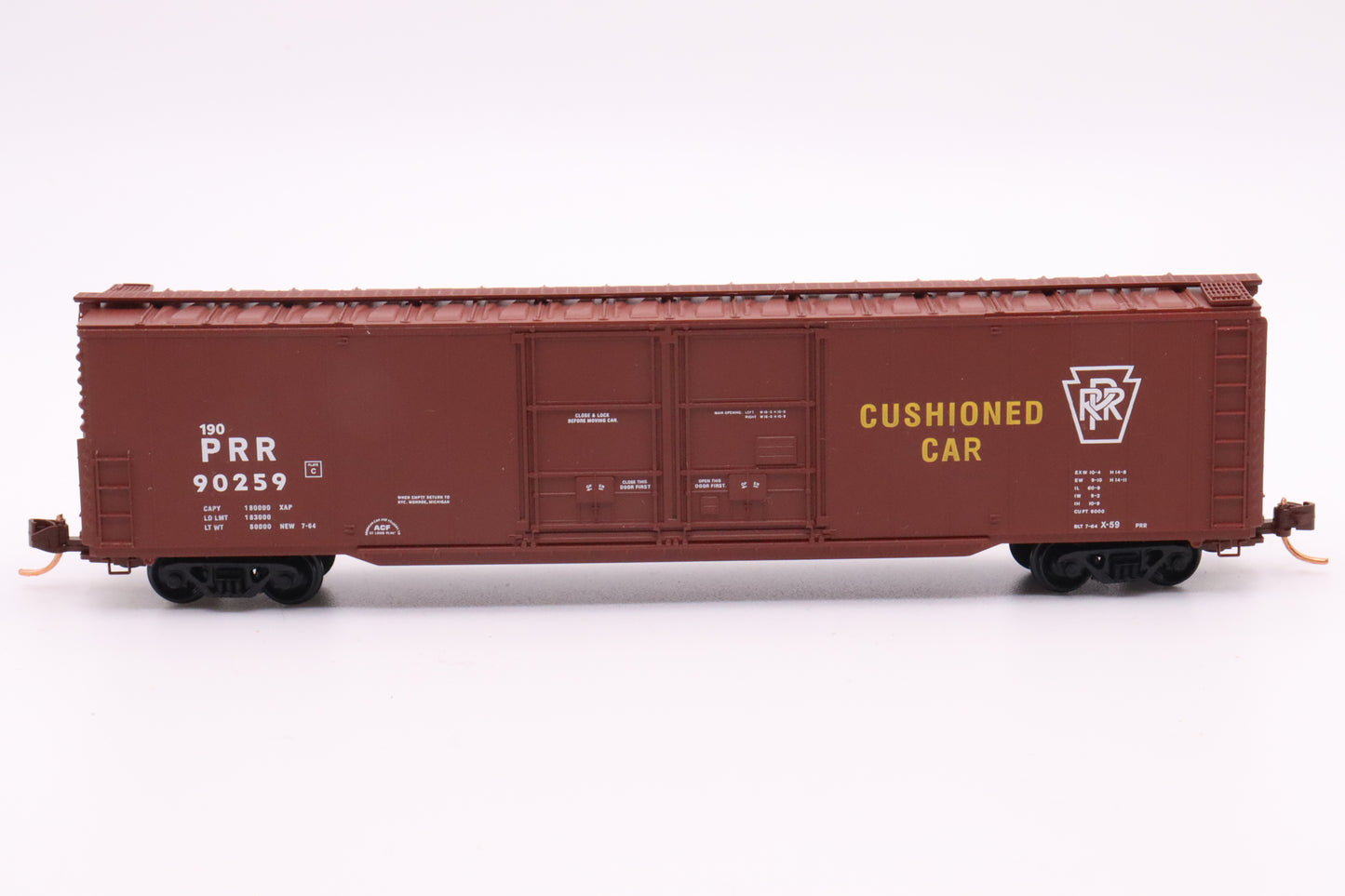 MTL-122 00 072 - 60' Box Car, Double Plug Doors - Pennsylvania Railroad - PRR #90259