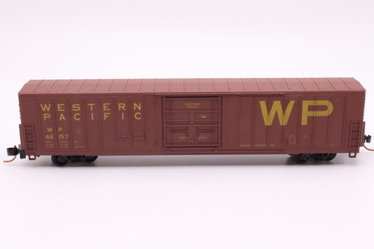RED-RN-17219-3 - PC&F 62' Insulated Beer Boxcar w/10' 6" Door - Western Pacific - WP #66157