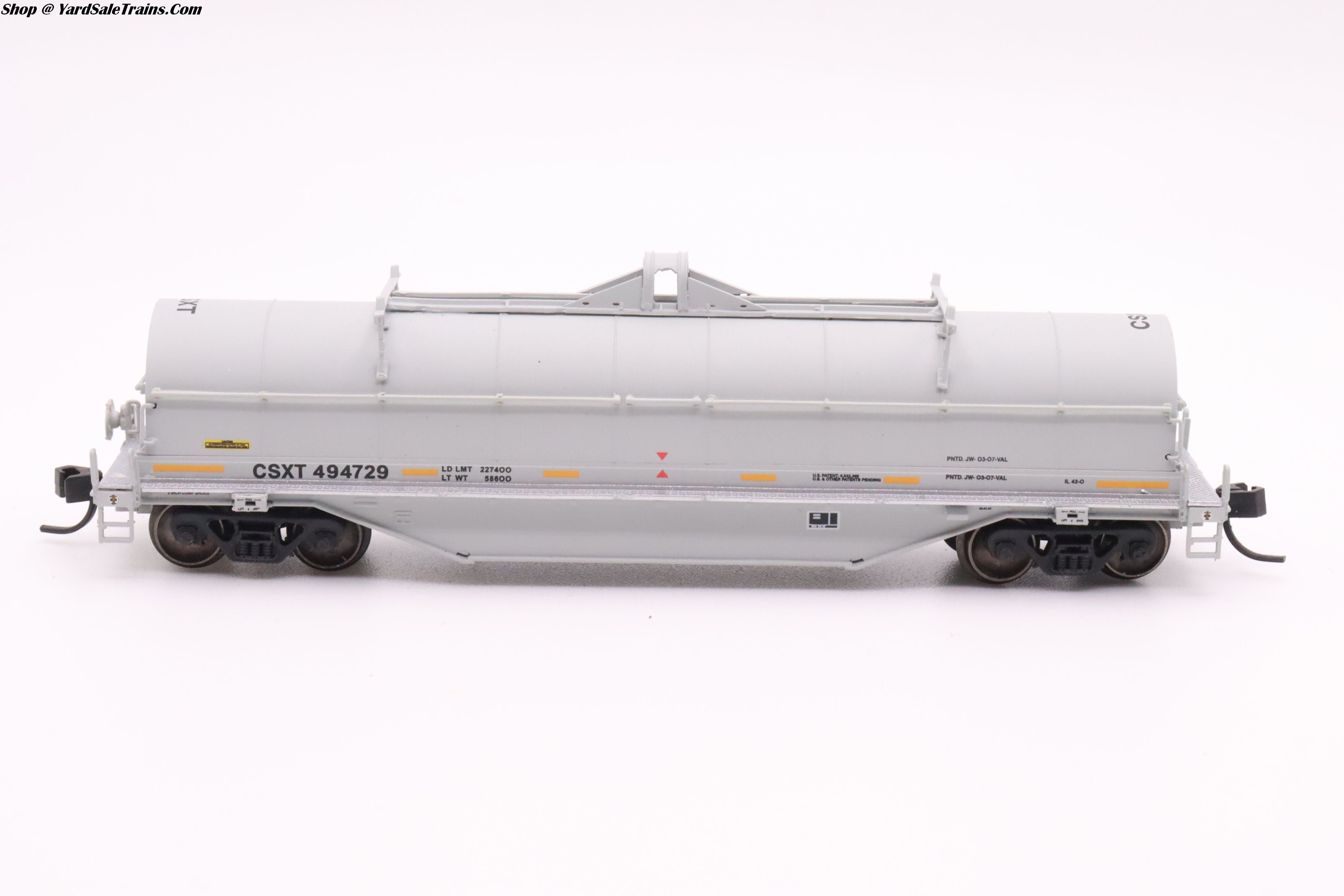 ATL-50 000 838 - 42' Coil Steel Car - CSX(Gray) - CSXT #494729 ...