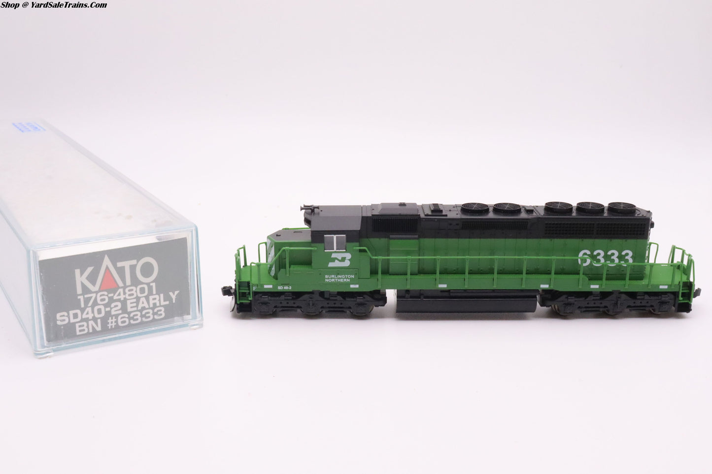 KAT-176-4801 - SD40-2 Early Burlington Northern - BN #6333 - Preowned