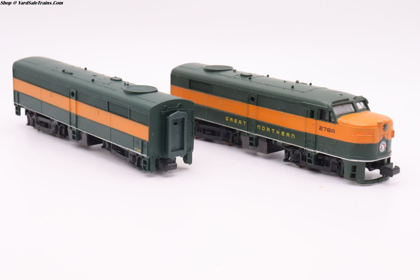 LL-7918 / LL-7919 - FA2/FB2 Locomotive Set - Great Northern - GN # 278A / 278B - N Scale - Preowned