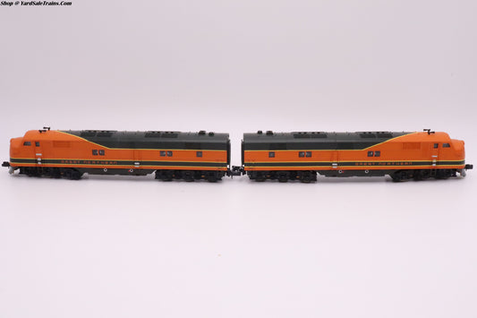 LL-7007 / LL-7008 - E7A / E7A Locomotive Set - Great Northern - GN # 504 / 500 - N Scale - Preowned
