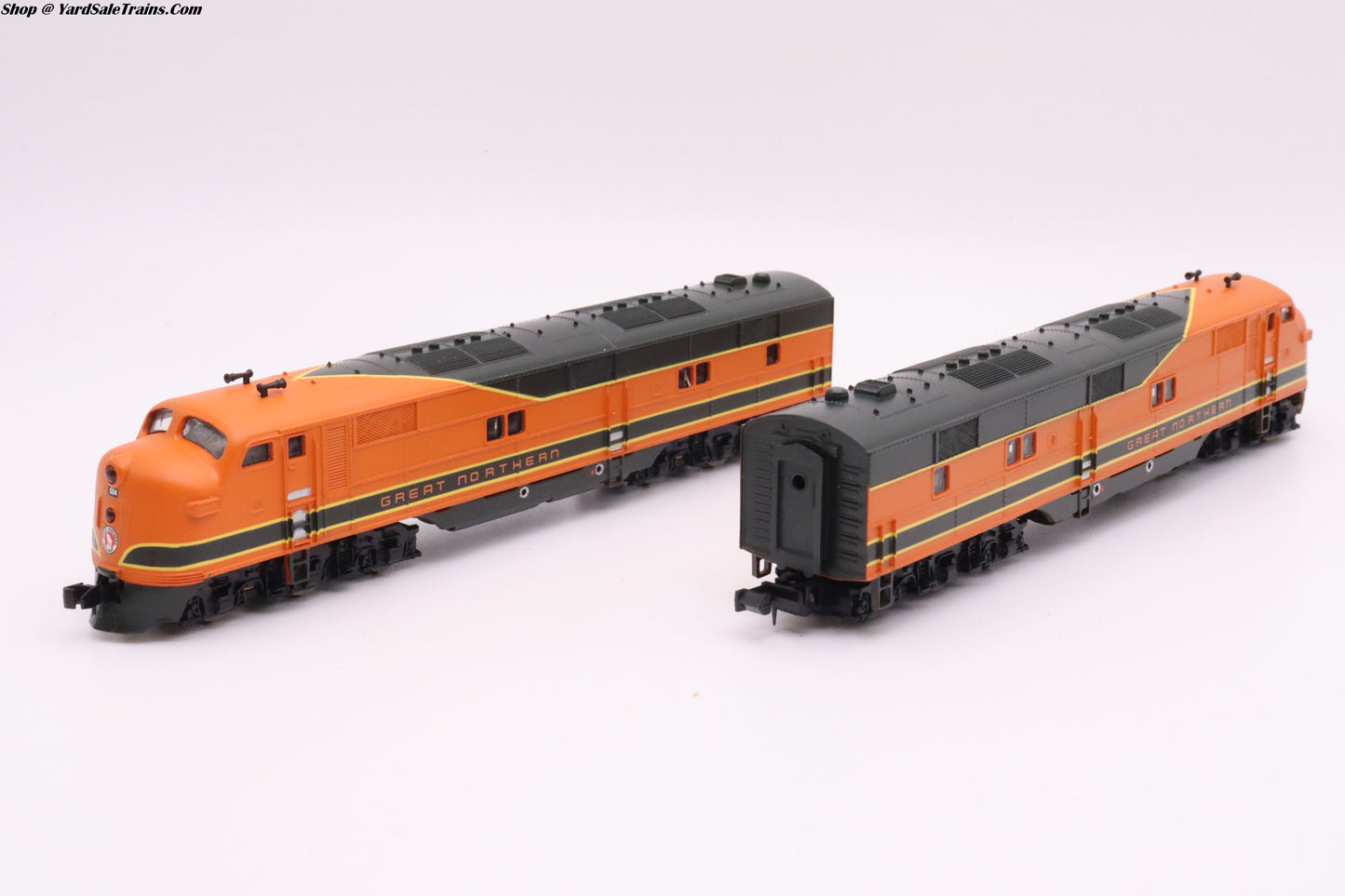LL-7007 / LL-7008 - E7A / E7A Locomotive Set - Great Northern - GN # 504 / 500 - N Scale - Preowned