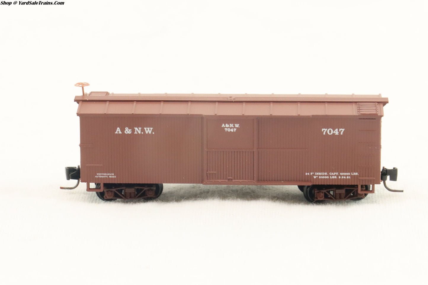 MTL - 800 00 140 -  Box Car w/Single Door - Austin & North Western - A&NW 7047 - Nn3 Scale - Preowned