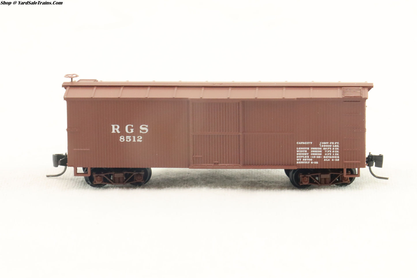 MTL - 15113 - 30' Box Car - Rio Grande Southern - RGS # 8512 - Nn3 Scale - Preowned